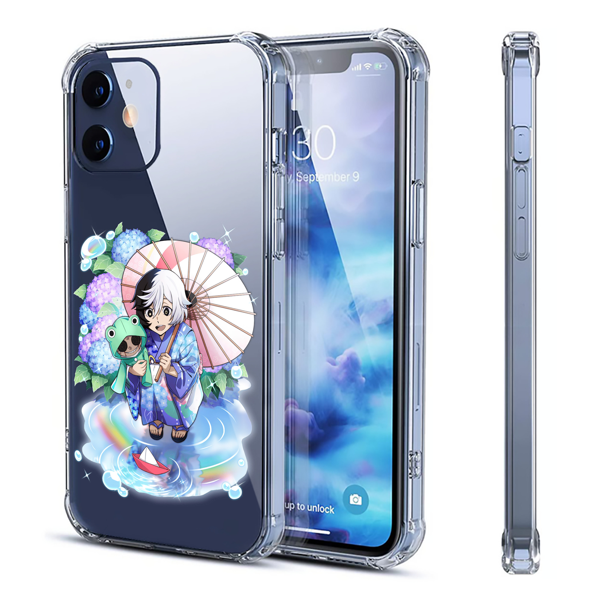 （画像用） 文豪ストレイドッグス Bungo Stray Dogs 【iPhone 12シリーズ対応】透明スマホケース（クリアソフトケース）
